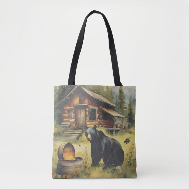 The honey pot in the woods Tote (Frente)