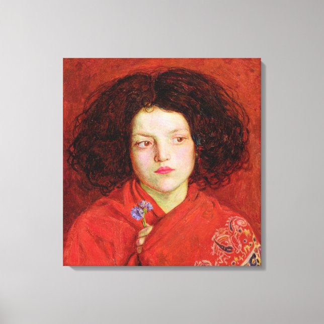 The Irish Girl, 1860 (óleo na canvas em b) (Frente)