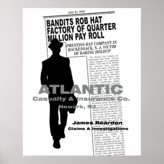 The KILLERS (1946) Film Noir Poster