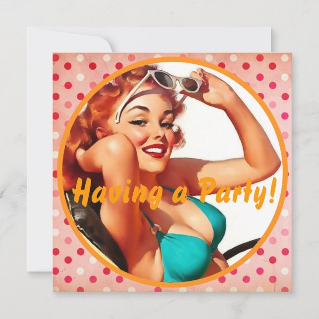 The Kitsch Bitsch : QUALQUER Convite de festas (Frente)