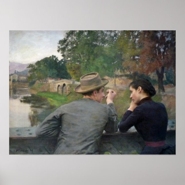 The Lovers, Poster de 1888 (Frente)