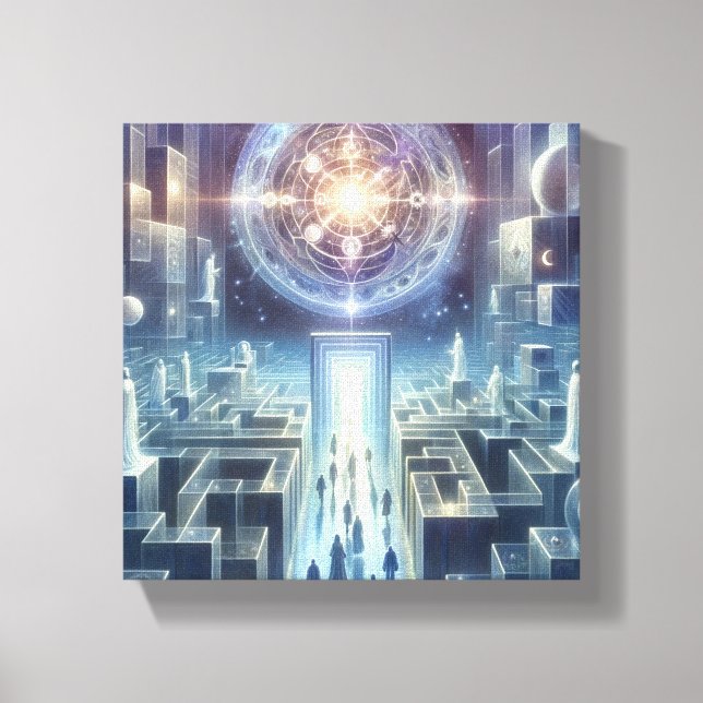 "The Maze" Canvas Print (Frente)