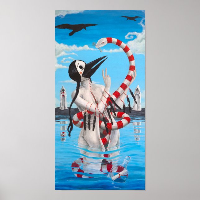 "The Messenger" por Christiane Cegavske Poster (Frente)