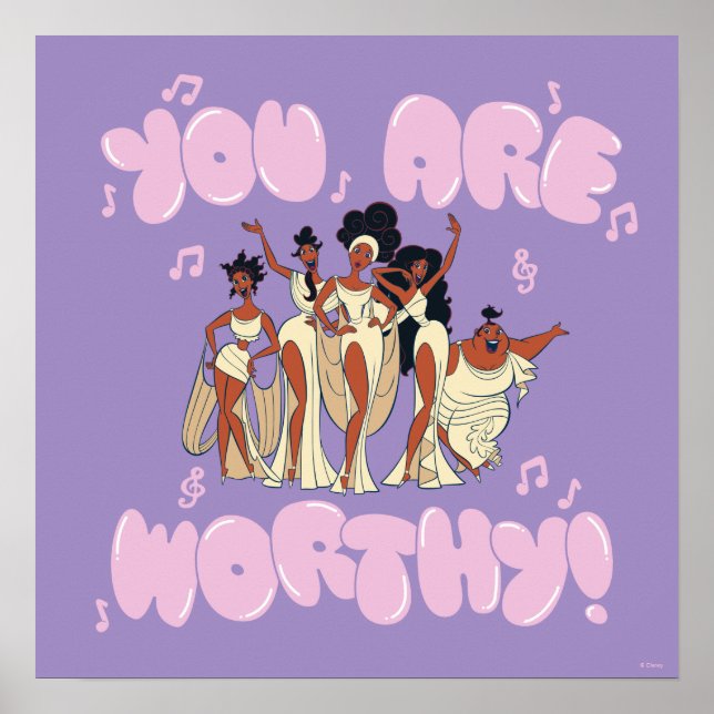The Muses - You Are Worthy Poster (Frente)