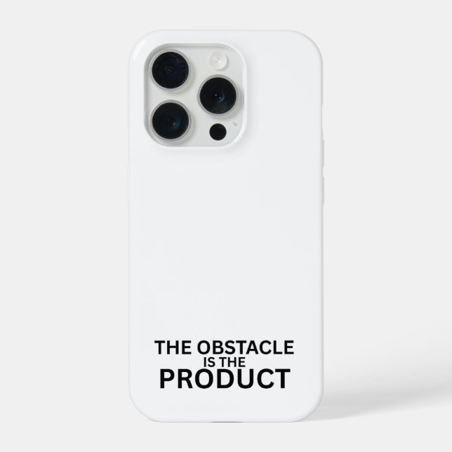 The Obstacle Is The Product Minimalist  (Verso)