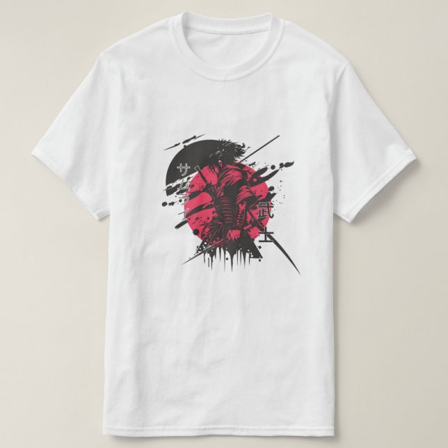 The Red Sun Warrior T-shirts  (Frente do Design)