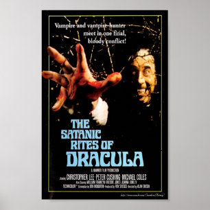 "The Satanic Rites of Dracula" (1973) Filme Poster