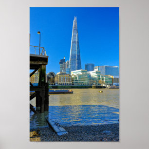 The Shard, London UK - Poster de 8 x 12"