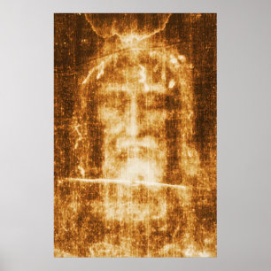 The Shroud of Turin Holy Face of Jesus Poster