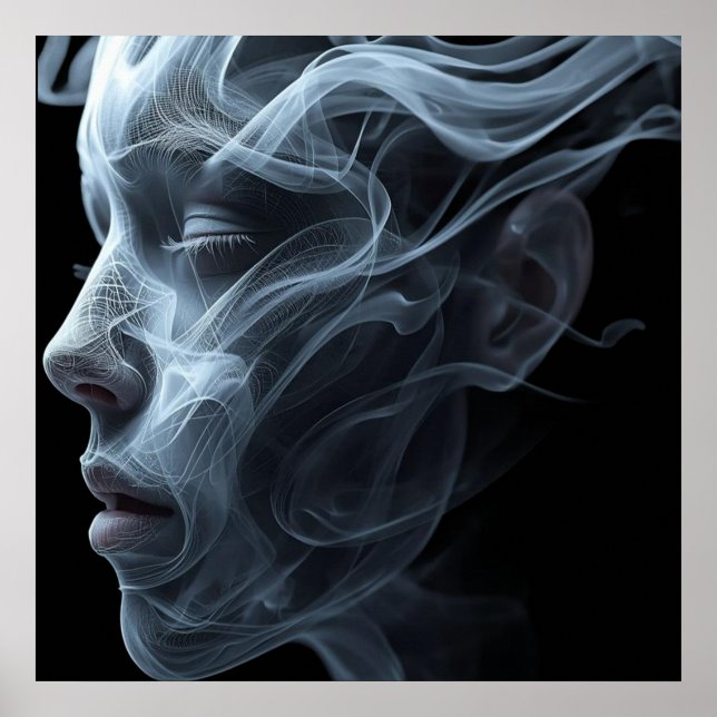 The Spirit of a Woman on a Wall Poster (Frente)