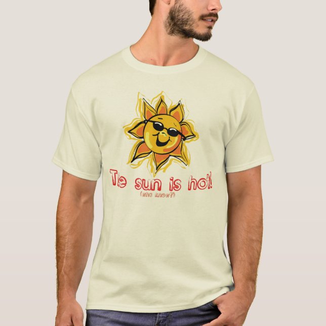 The Sun é t-shirt quente (Frente)