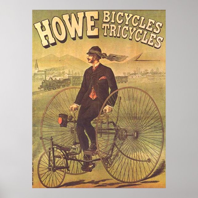 The Tricycle Vintage Advertising Poster 1894 (Frente)