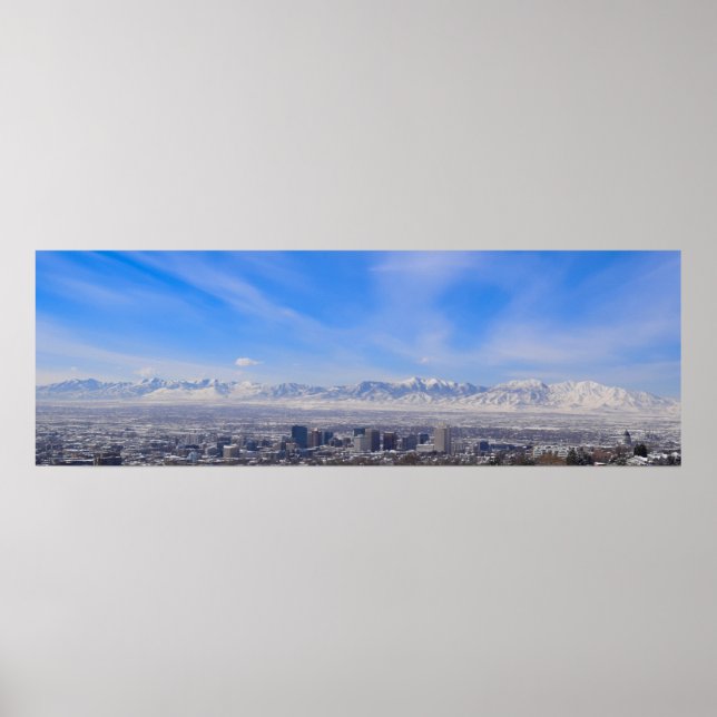 The View - Salt Lake City, Utah Poster (Frente)