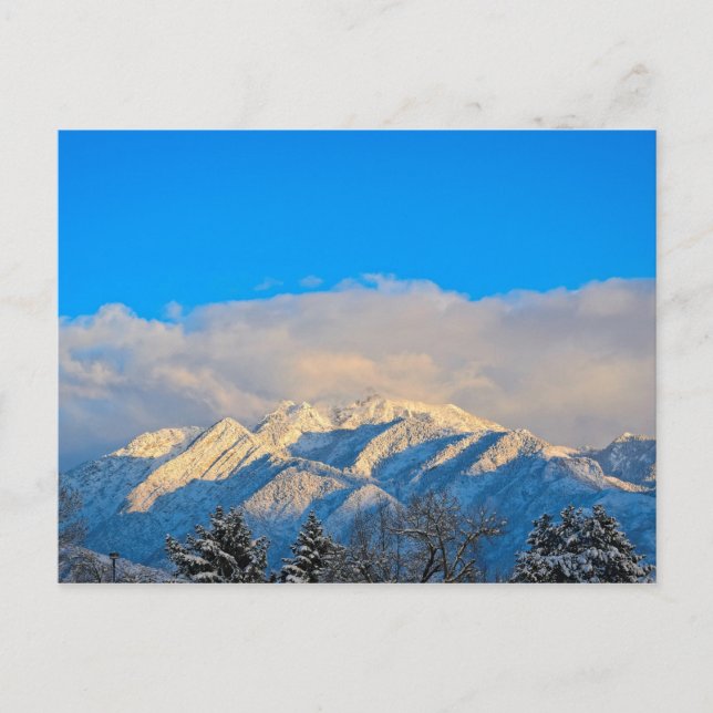 The Wasatch Range - Cartão postal de Utah (Frente)