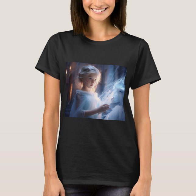 The Whispering Frost: A Mythical Bond T-Shirt (Frente)