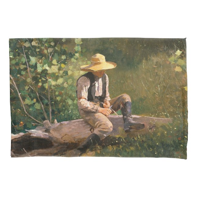 The Whittling Boy (por Winslow Homer) (Frente-Esquerda)