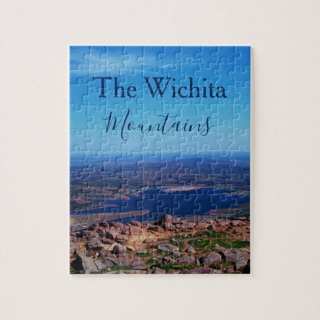 The Wichita Mountain Oklahoma Jigsee Quebra-cabeça (Vertical)
