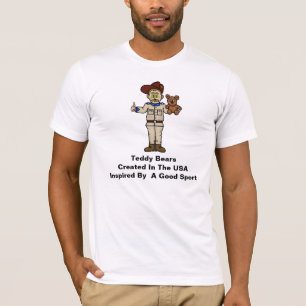 Theodore Roosevelt e Teddy Bear T-Shirt