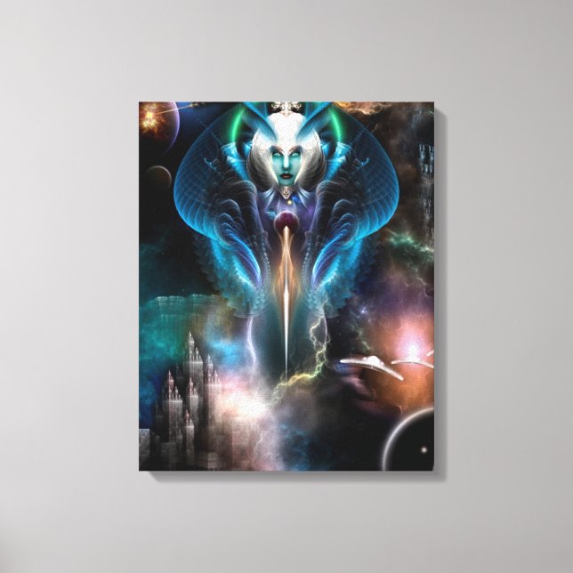 Thera Queen Of The Galaxy Canvas Print (Frente)