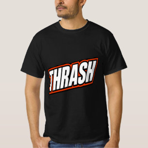 Therash T-Shirt - Design de inspiração de metal e