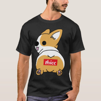 Thicc Corgi Bumbum Essencial T-Shirt