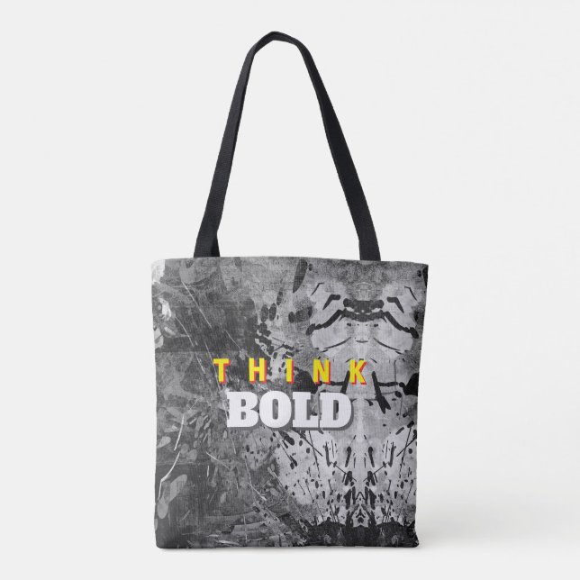 THINK BOLD Abstract Tote (Verso)