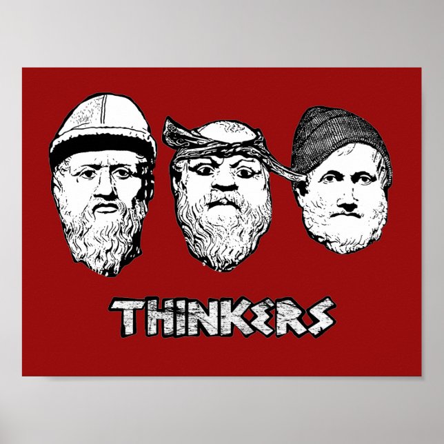 Thinkers poster (Frente)