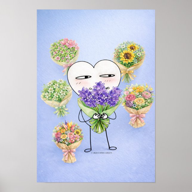 Thinking of You – Awkward Heart Poster (Frente)