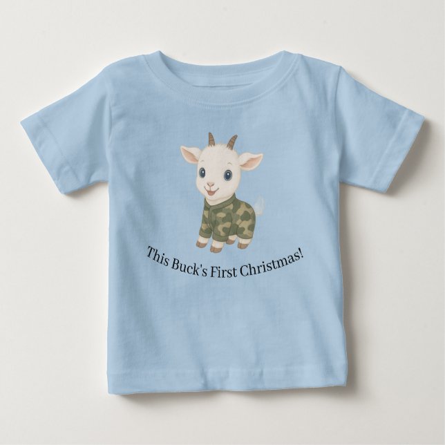 This Buck's First Christmas Toddler T-Shirt (Frente)