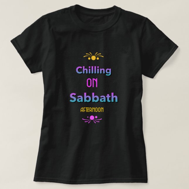 This is a beautiful T-Shirt for Sabbath Keeper (Frente do Design)