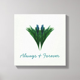 Thiste Azul - Sempre e para sempre - Canvas