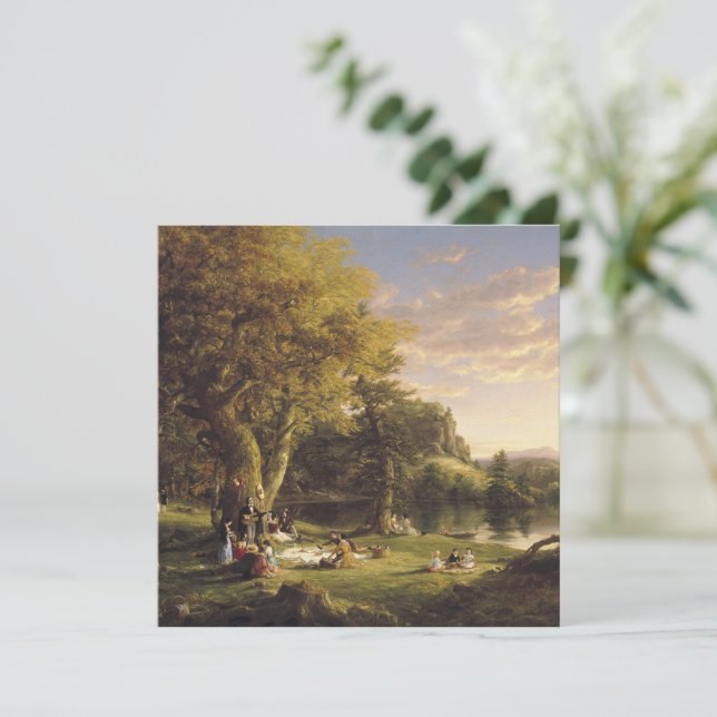 Thomas Cole O Pic-Nic (Em pé/Frente)