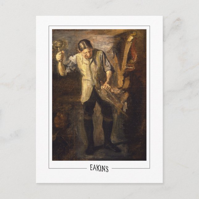 Thomas Eakins #9 - Cartão Postal de Arte Fina (Frente)