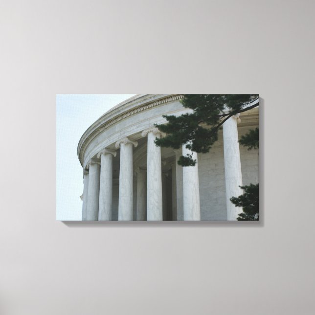 Thomas Jefferson Memorial pilares canvas (Frente)