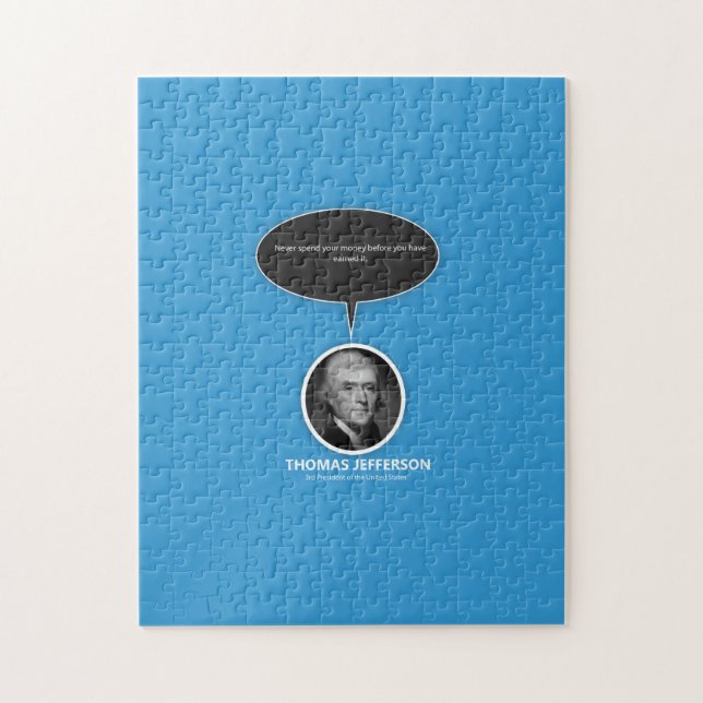 Thomas Jefferson Photo Quebra-cabeça (Vertical)