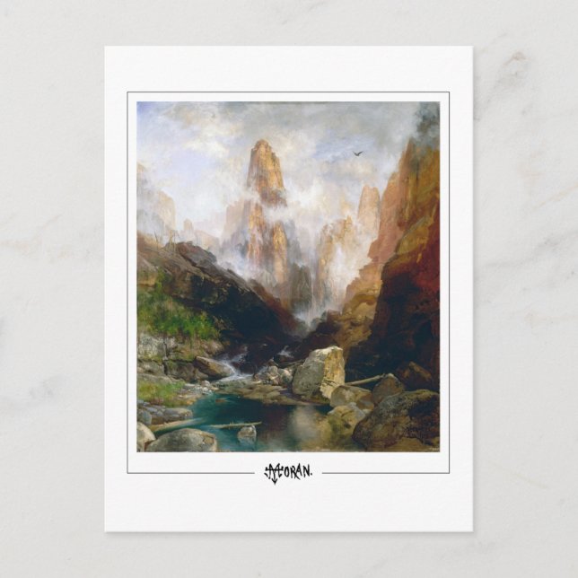 Thomas Moran #10 - Cartão Postal de Arte Refinada (Frente)