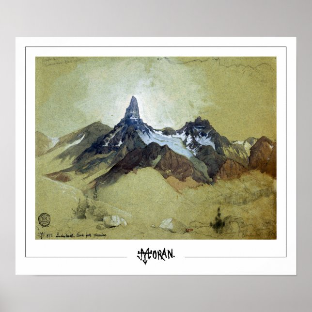 Thomas Moran Zedign Art Poster nº 15 (Frente)