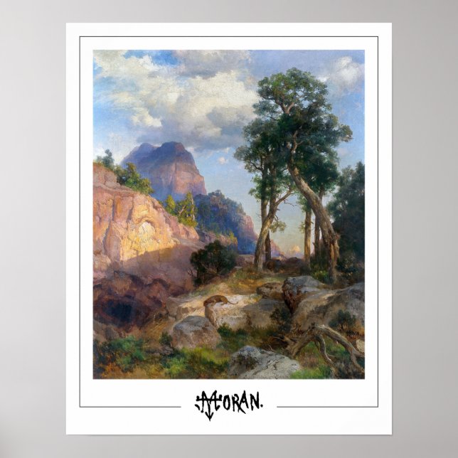 Thomas Moran Zedign Art Poster nº 5 (Frente)
