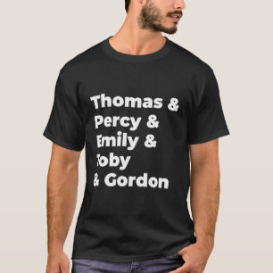 Thomas O Comboio Coloca As Camisas Thomas Nomes Do