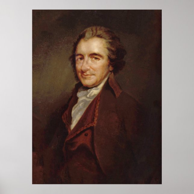 THOMAS PAINE Retrato de Auguste Millière Impressão (Frente)
