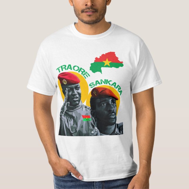 Thomas Sankara & Ibrahim Traore T-shirt (Frente)