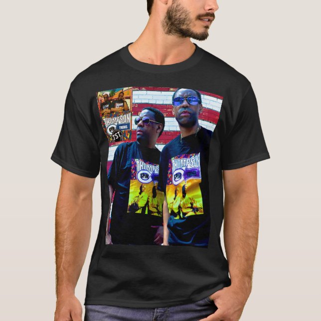 THOMPSON SPIN TWIN. Camiseta Básica Escura (Frente)