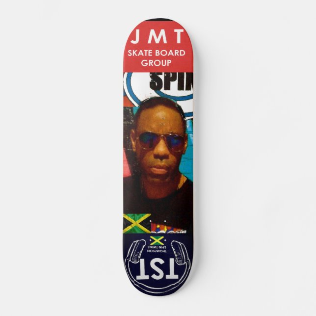 THOMPSON SPIN TWINS  DINO Skateboard (Frente)