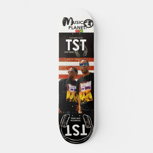 THOMPSON SPIN TWINS OFICIAL skate board (Frente)