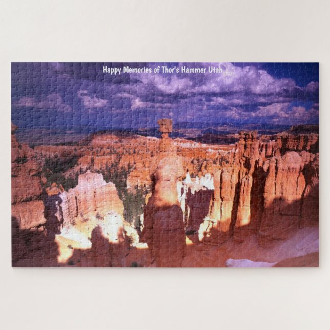 Thor é Hammer Utah. Quebra-cabeça de serra (Horizontal)