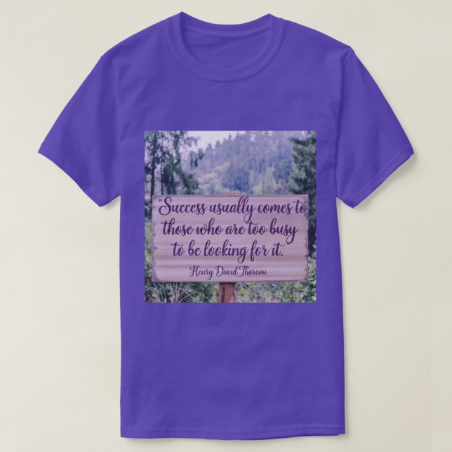 Thoreau - Cota T-Shirt Sucesso (Frente do Design)