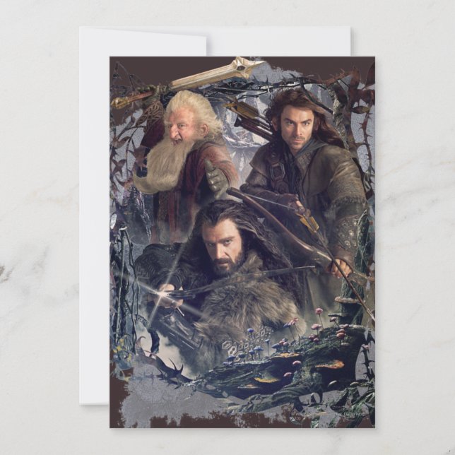 Thorin, Kili e Gráfico Balin (Frente)