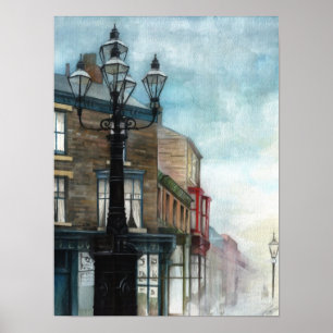 Thornaby 5 Lamps, Misty - POSTER