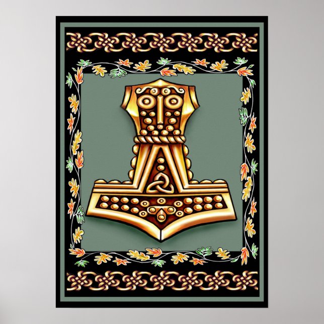 Thors Hammer Poster Impressão (Frente)