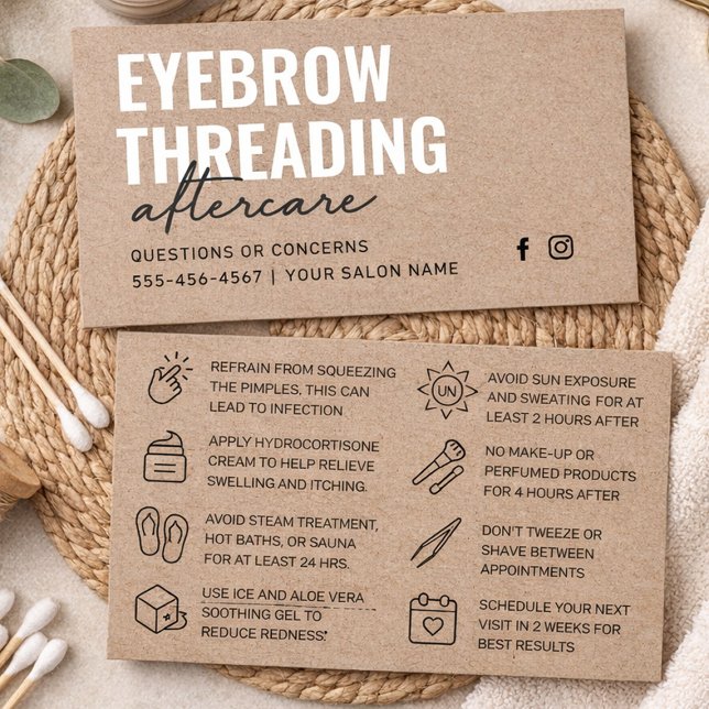 Threading simples de sobrancelha Premium Kraft dep (Criador carregado)